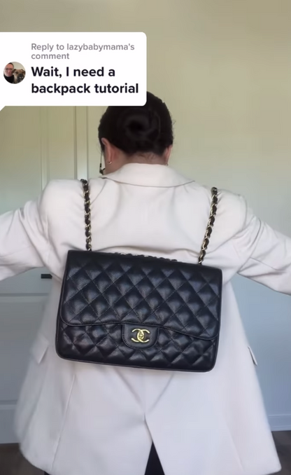 Chanel Caviar Jumbo Single Flap Bag
