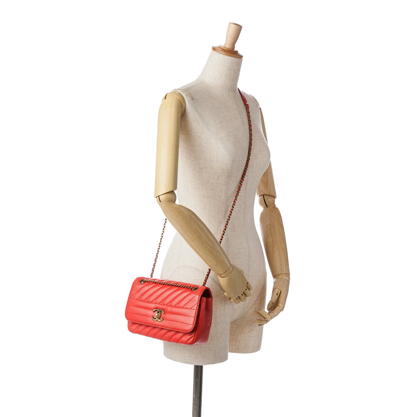 Chanel Sac Small Diagonal Quilted Goatskin Flap