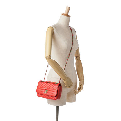 Chanel Sac Small Diagonal Quilted Goatskin Flap
