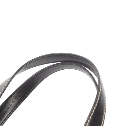 Black Chanel CC Wild Stitch Calfskin Handbag