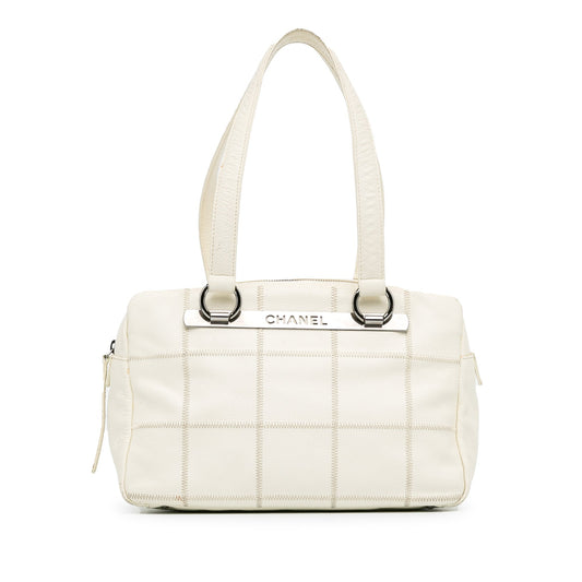 Chanel Sac Square Stitch LAX Bowler Bag