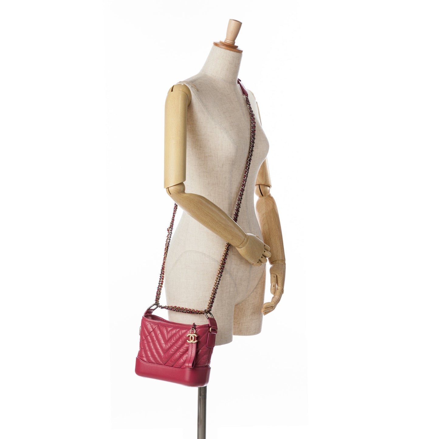Chanel Sac Small Chevron Aged Calfskin Gabrielle Crossbody