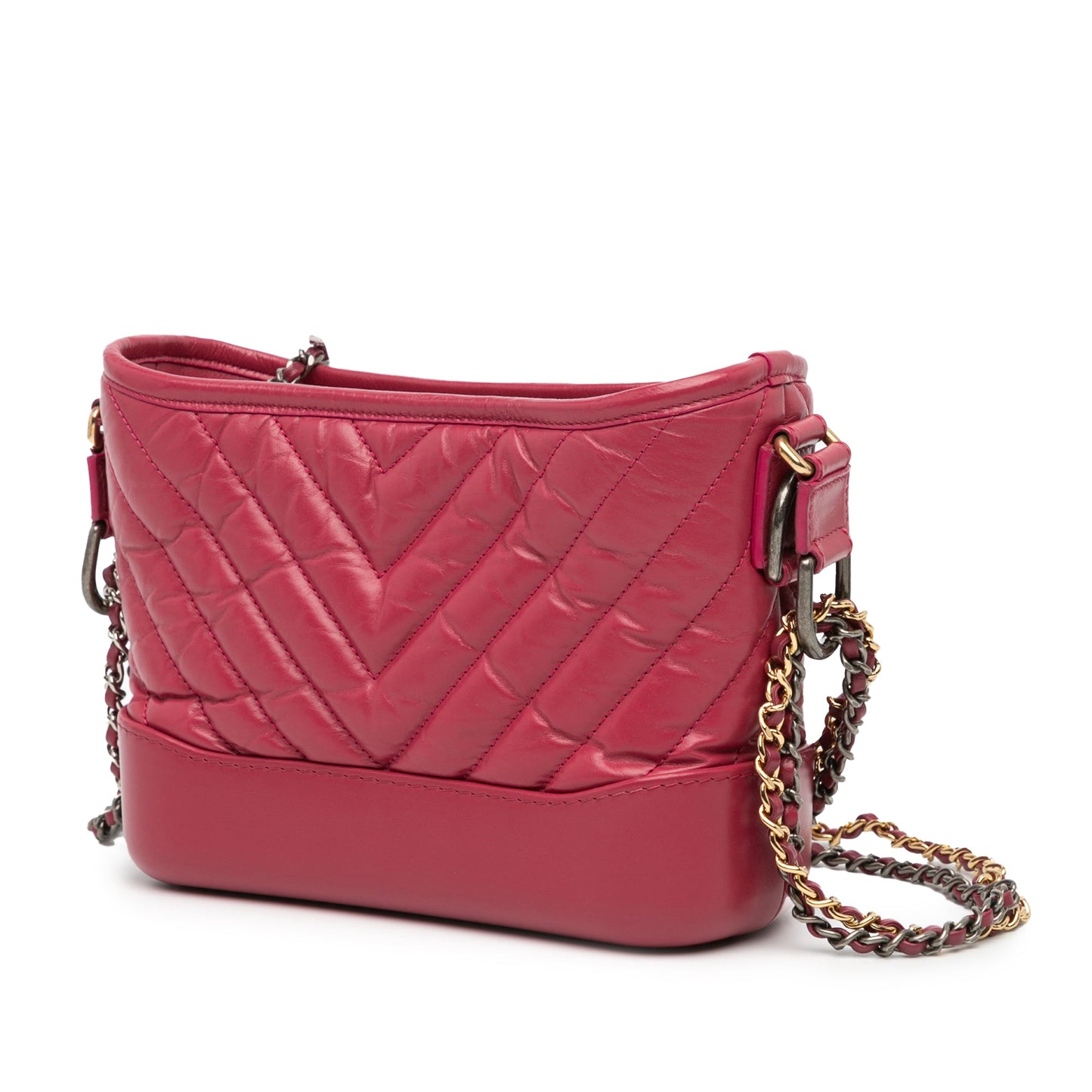 Chanel Sac Small Chevron Aged Calfskin Gabrielle Crossbody