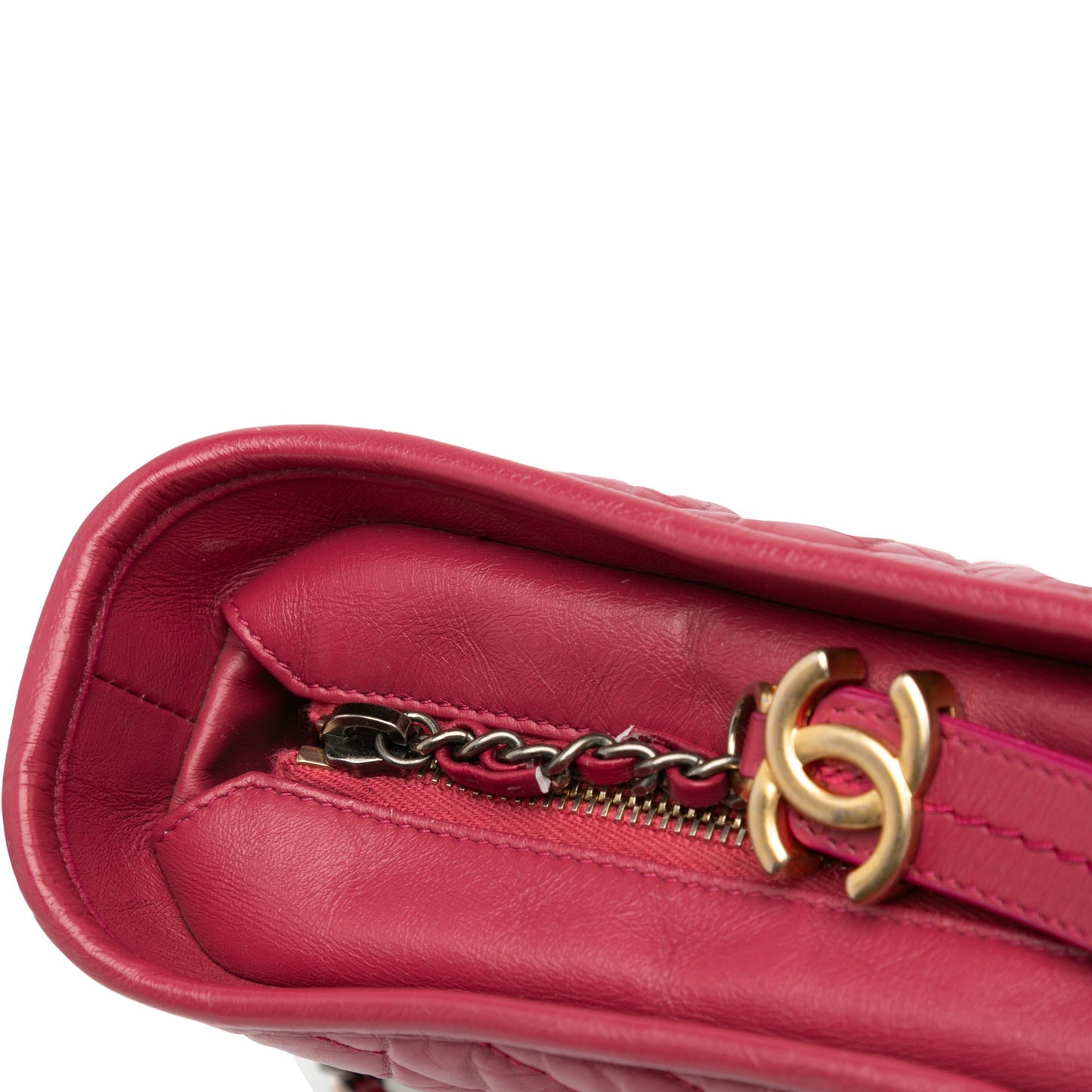Chanel Sac Small Chevron Aged Calfskin Gabrielle Crossbody