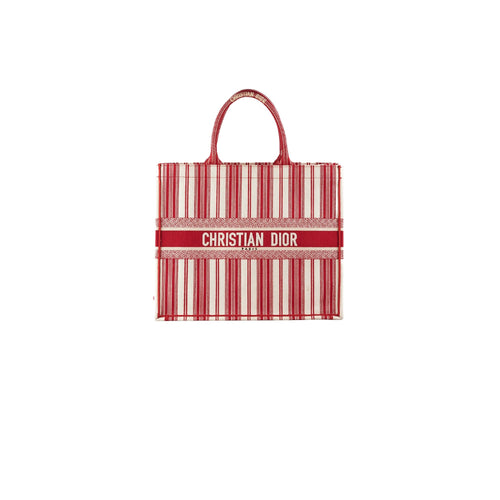 Christian Dior Large Book Tote Red