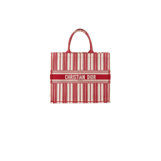 Christian Dior Large Book Tote Red