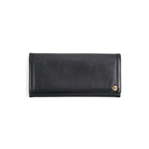 Dior Long Wallet Black Vintage