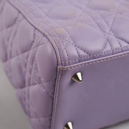 Christian Dior Medium Lady Dior Lambskin Lilac