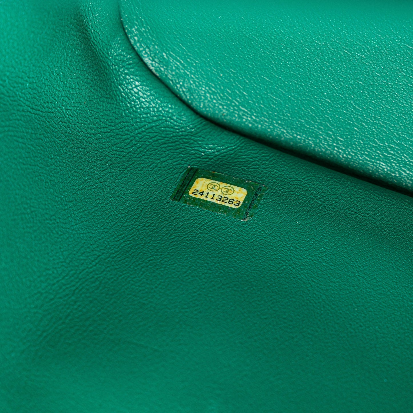 Green Chanel Caviar Business Affinity Backpack