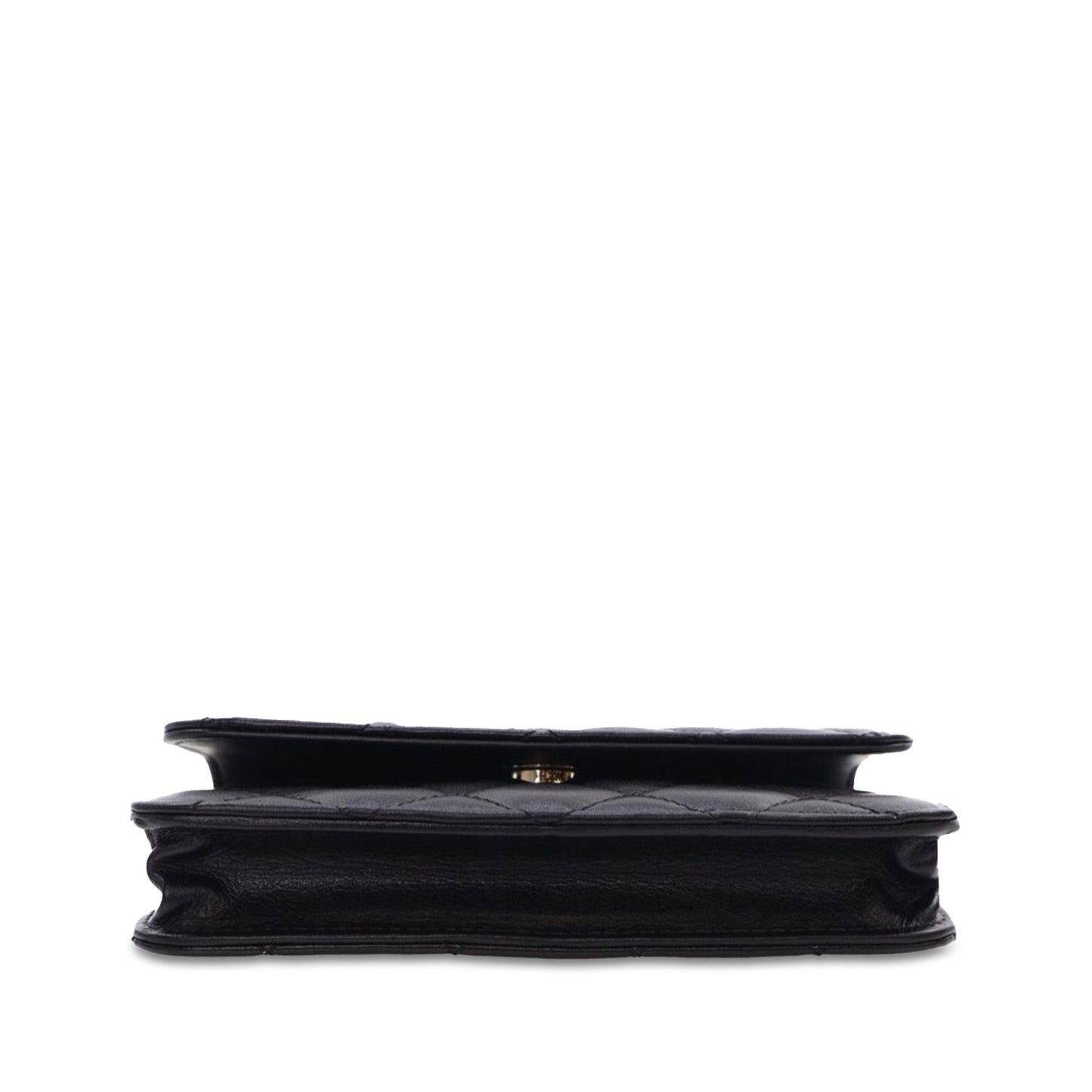 Black Chanel Quilted Calfskin Maxi Pearls Clutch With Chain Crossbody Bag