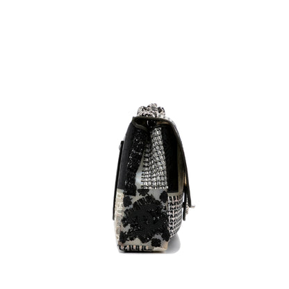 Black Chanel Jumbo CC Patchwork Classic Flap Shoulder Bag