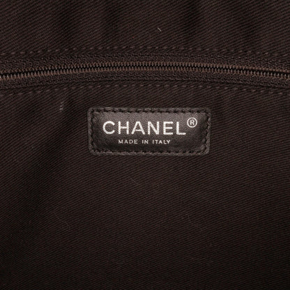 Black Chanel Jumbo CC Patchwork Classic Flap Shoulder Bag