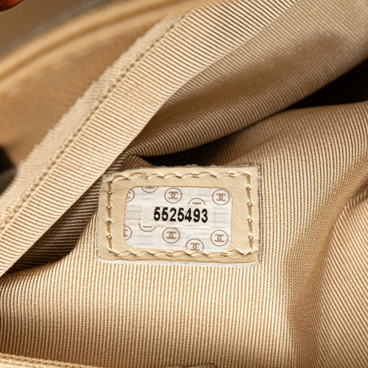 Brown Chanel CC Caviar Tortoise Chain Tote Bag