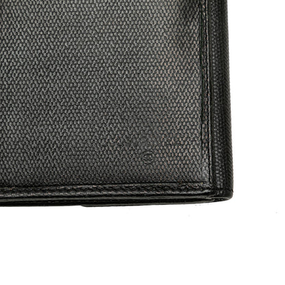 Black Chanel Calfskin CC Long Wallet