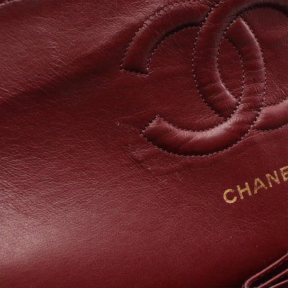 Black Chanel Medium Classic Lambskin Double Flap Shoulder Bag
