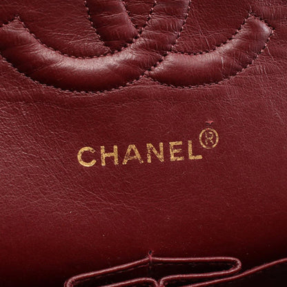 Black Chanel Medium Classic Lambskin Double Flap Shoulder Bag