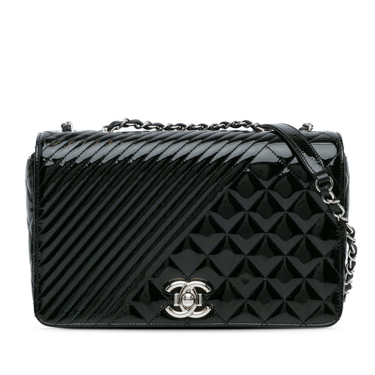 Chanel Sac Medium Patent Coco Boy Flap