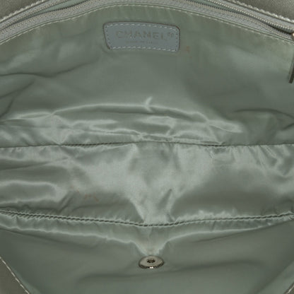 Chanel Sac Large Quilted Lurex Ground Control Pluto Glitter Flap