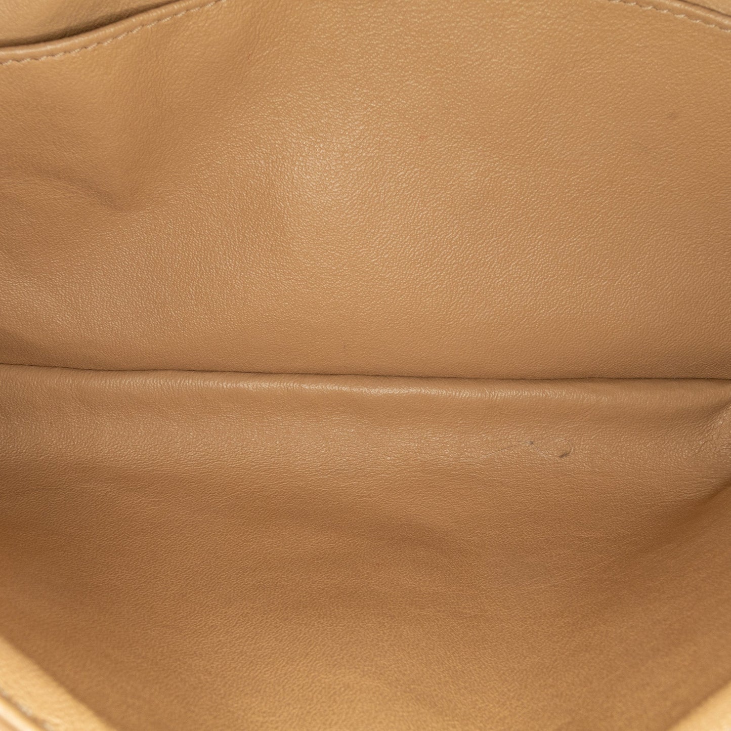Brown Chanel Medium Quilted Metallic Lambskin CC Chic Double Flap Shoulder Bag