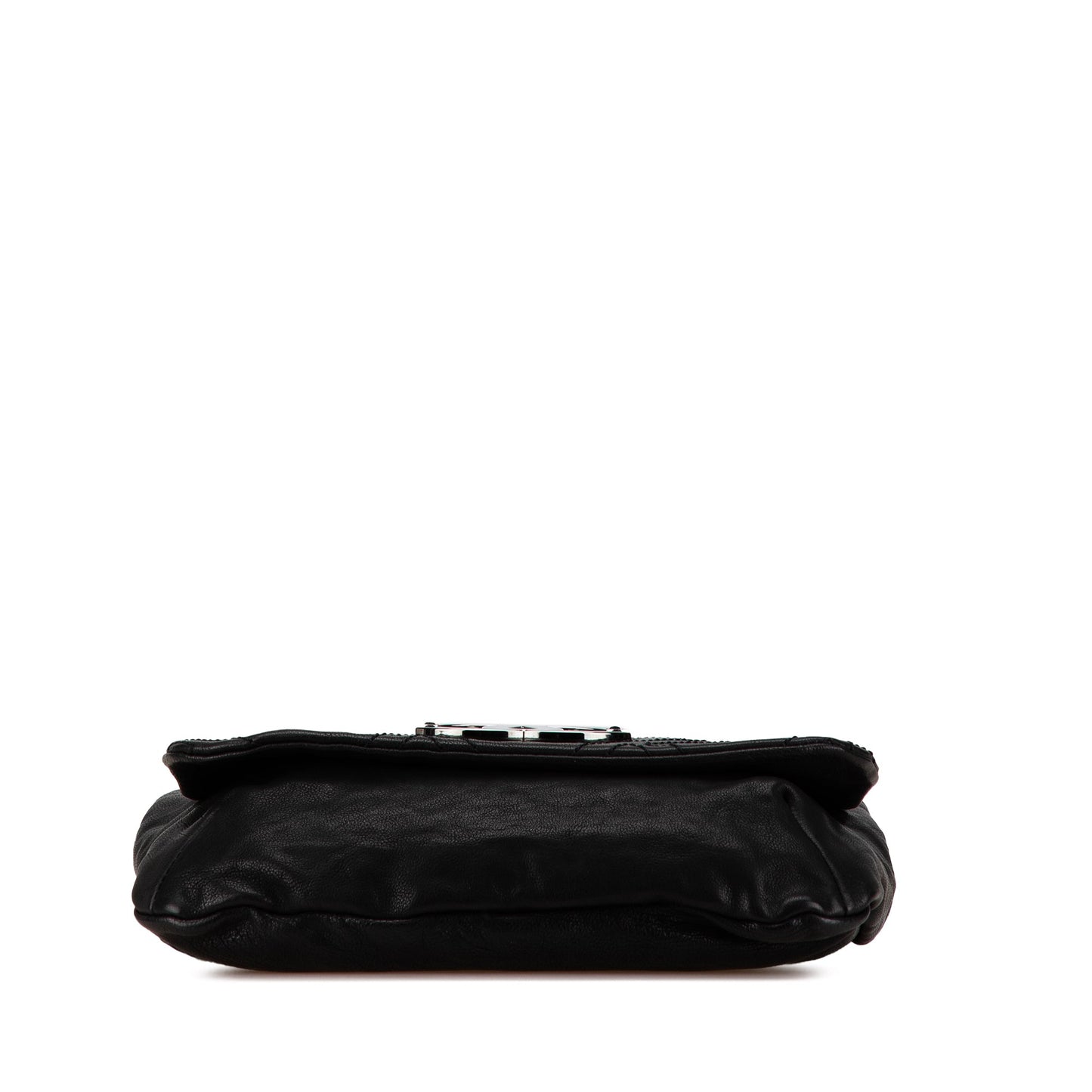 Black Chanel Quilted Calfskin Double Stitch Crossbody