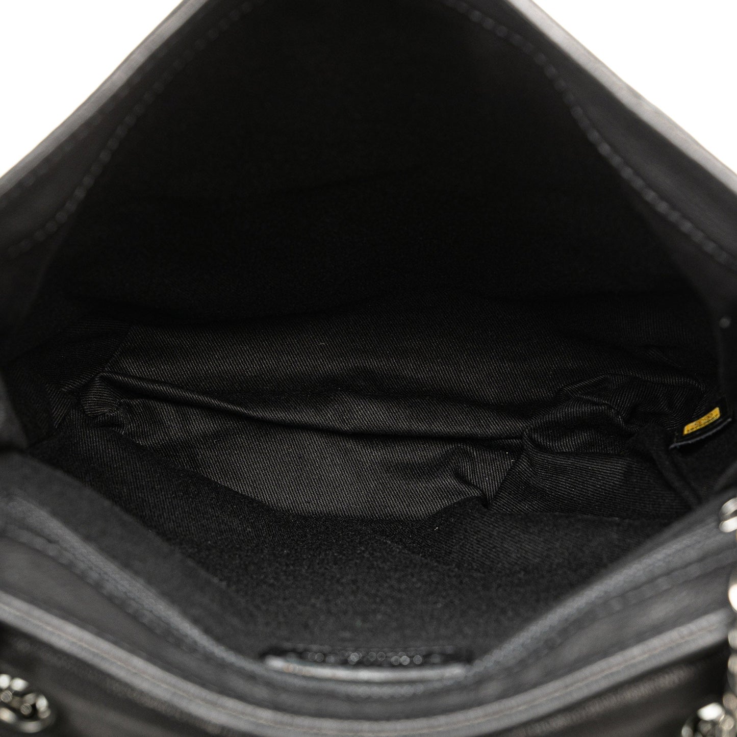 Black Chanel Quilted Calfskin Double Stitch Crossbody
