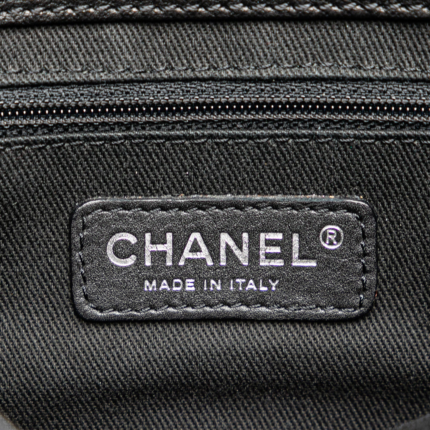 Black Chanel Quilted Calfskin Double Stitch Crossbody
