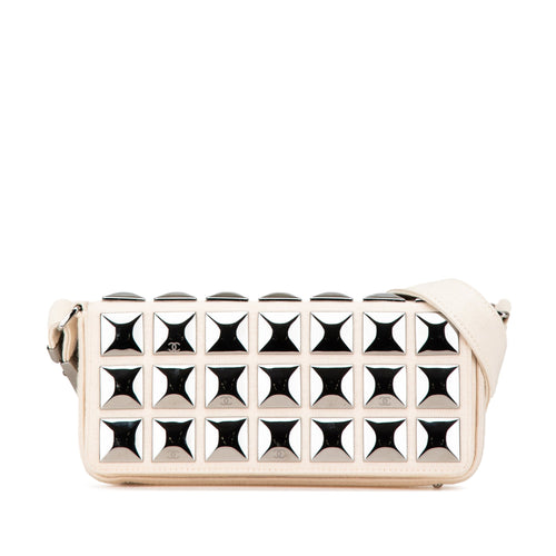 Chanel Sac CC Jersey Pyramid Stud Flap