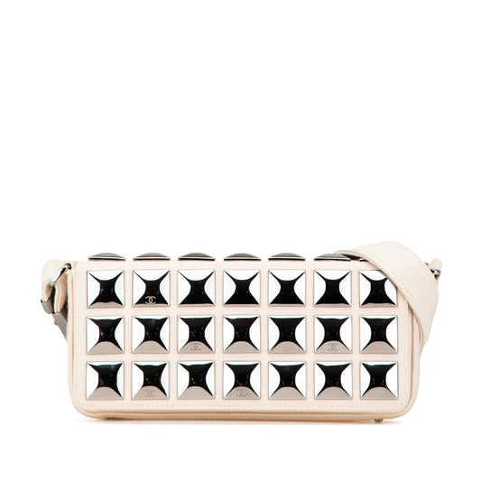 Chanel Sac CC Jersey Pyramid Stud Flap