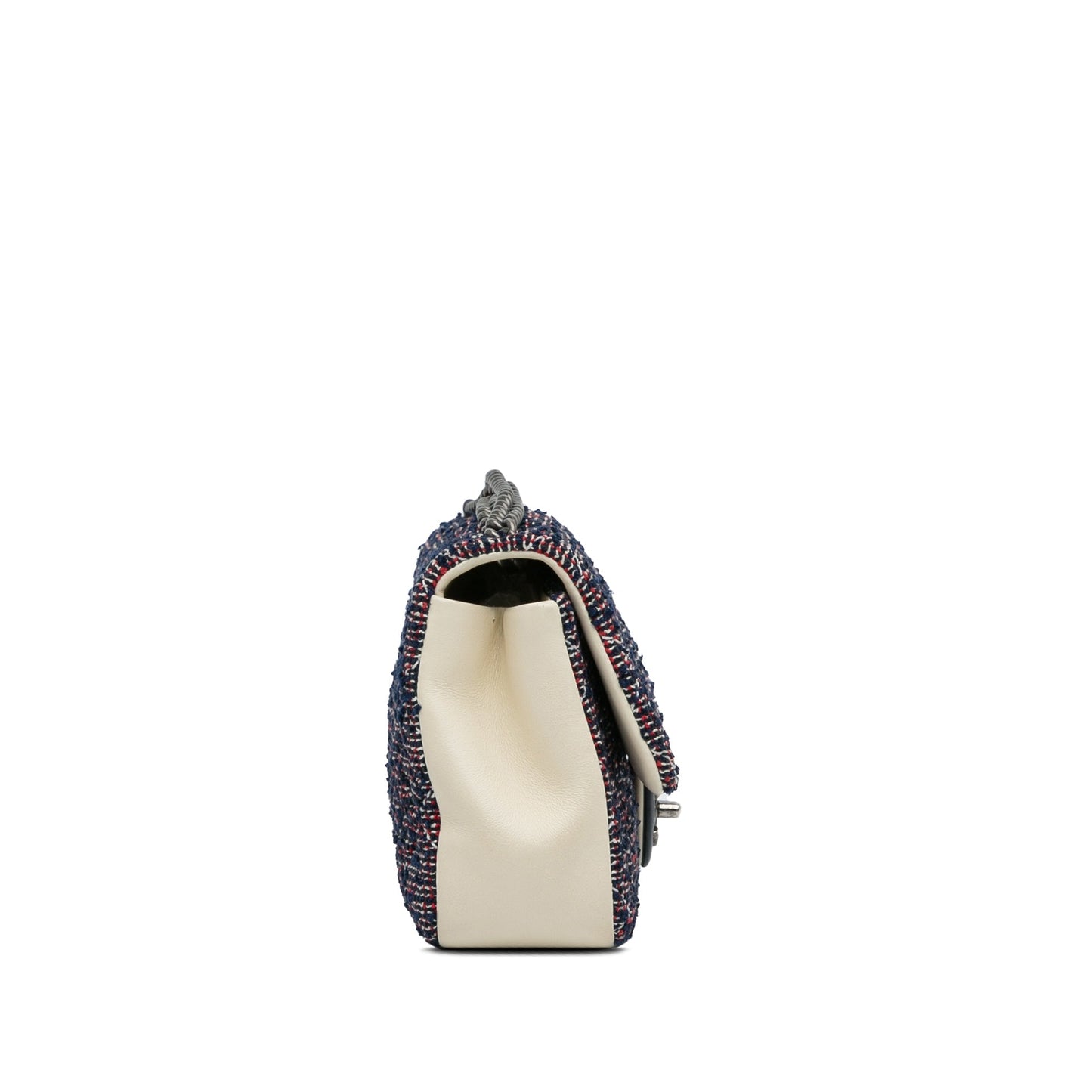 Blue Chanel Small Classic Tweed Flap Bag