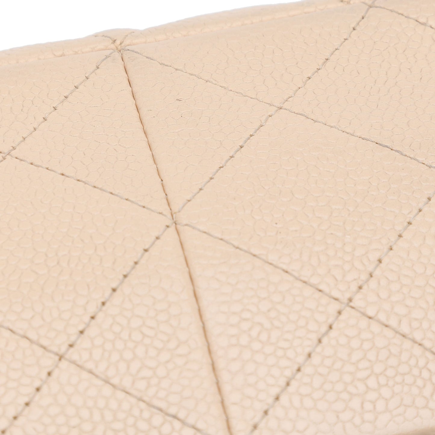 Brown Chanel Jumbo Classic Caviar Single Flap Bag