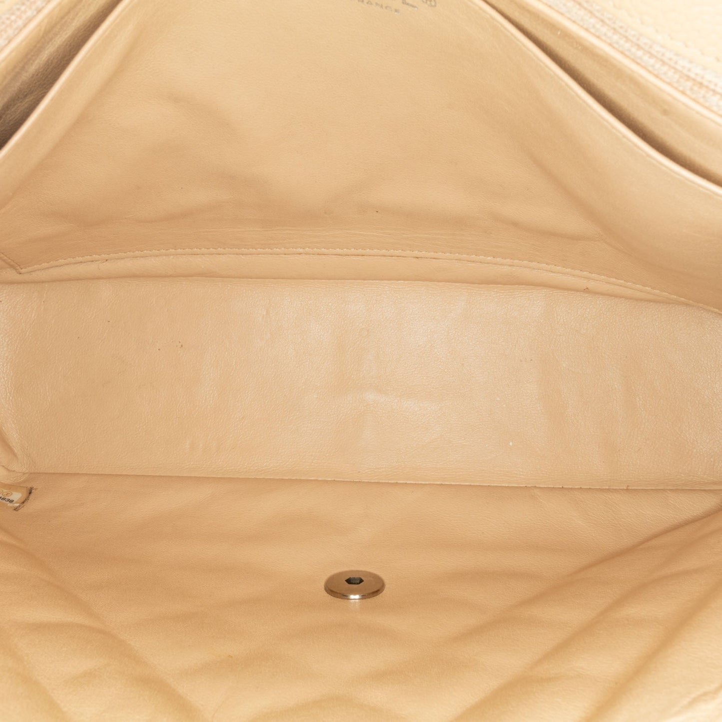 Brown Chanel Jumbo Classic Caviar Single Flap Bag