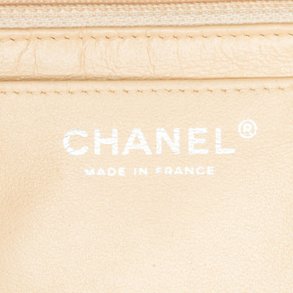 Brown Chanel Jumbo Classic Caviar Single Flap Bag