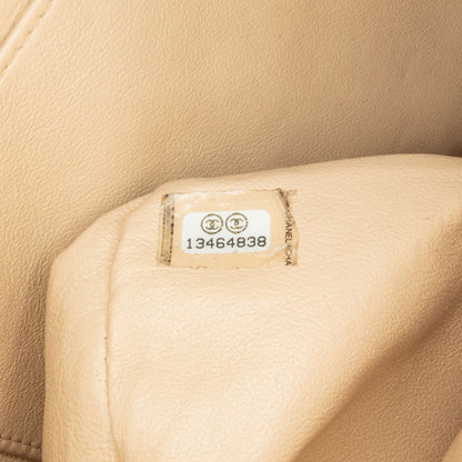 Brown Chanel Jumbo Classic Caviar Single Flap Bag