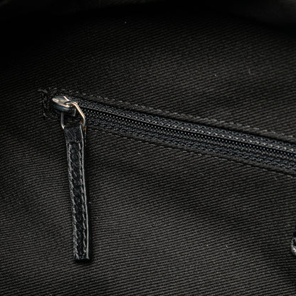 Black Chanel Quilted Nylon Paris-New York Line Tote