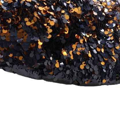 Blue Chanel Sequin Embellished Glazed Calfskin Belt Bag
