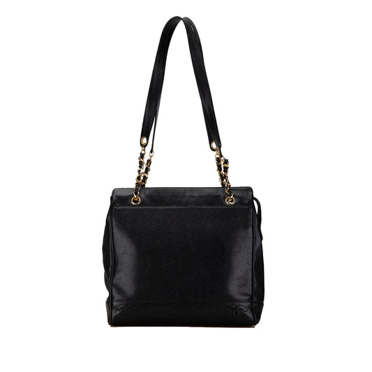 Chanel Sac Triple CC Caviar Shoulder Bag
