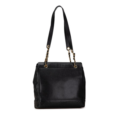 Chanel Sac Triple CC Caviar Shoulder Bag