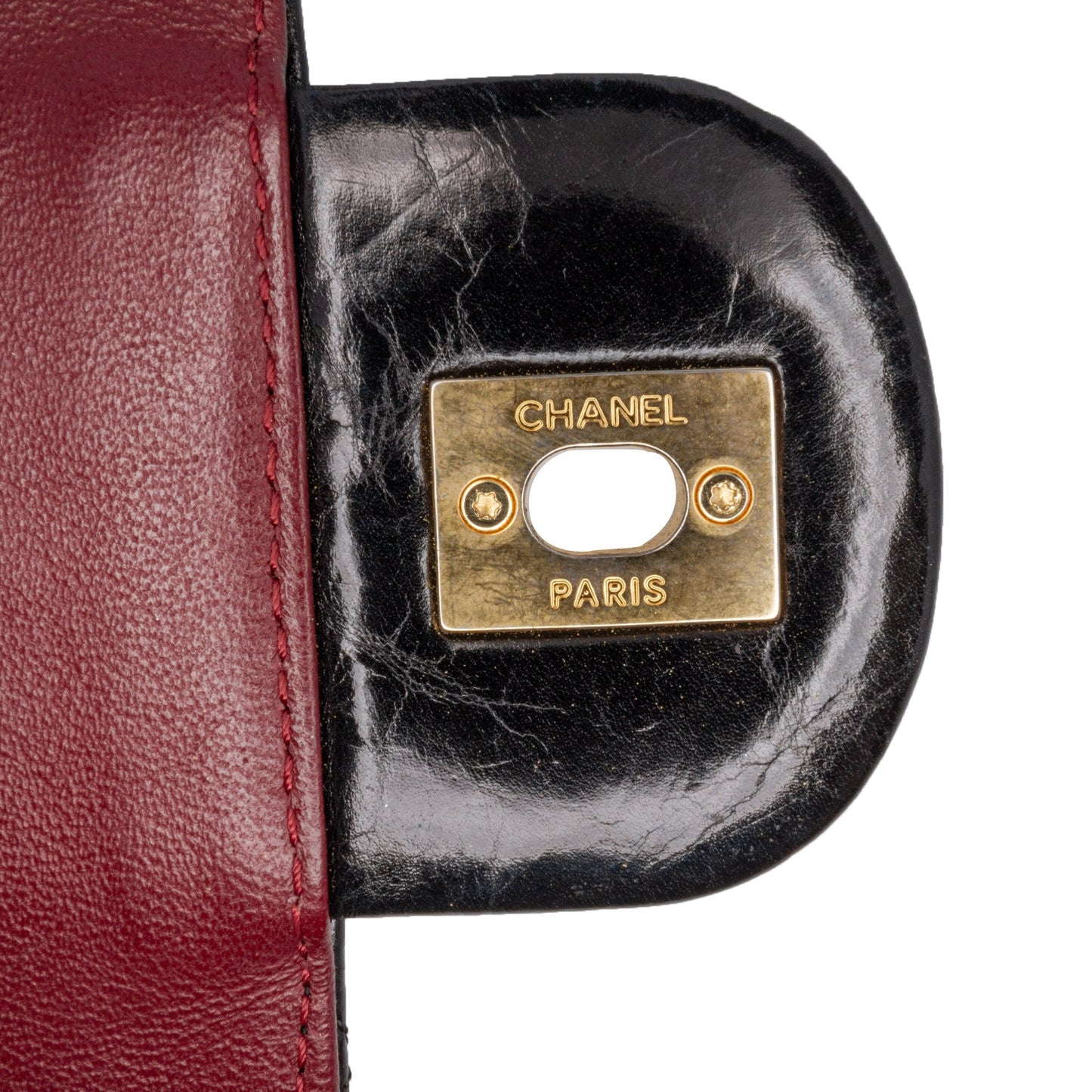 Black Chanel Jumbo Quilted Glazed Calfskin Clams Pocket Flap Shoulder Bag