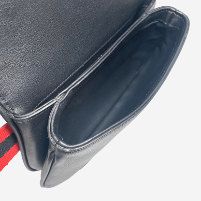 GUCCI Blondie Belt Bag w/Red & Blue Web Strap