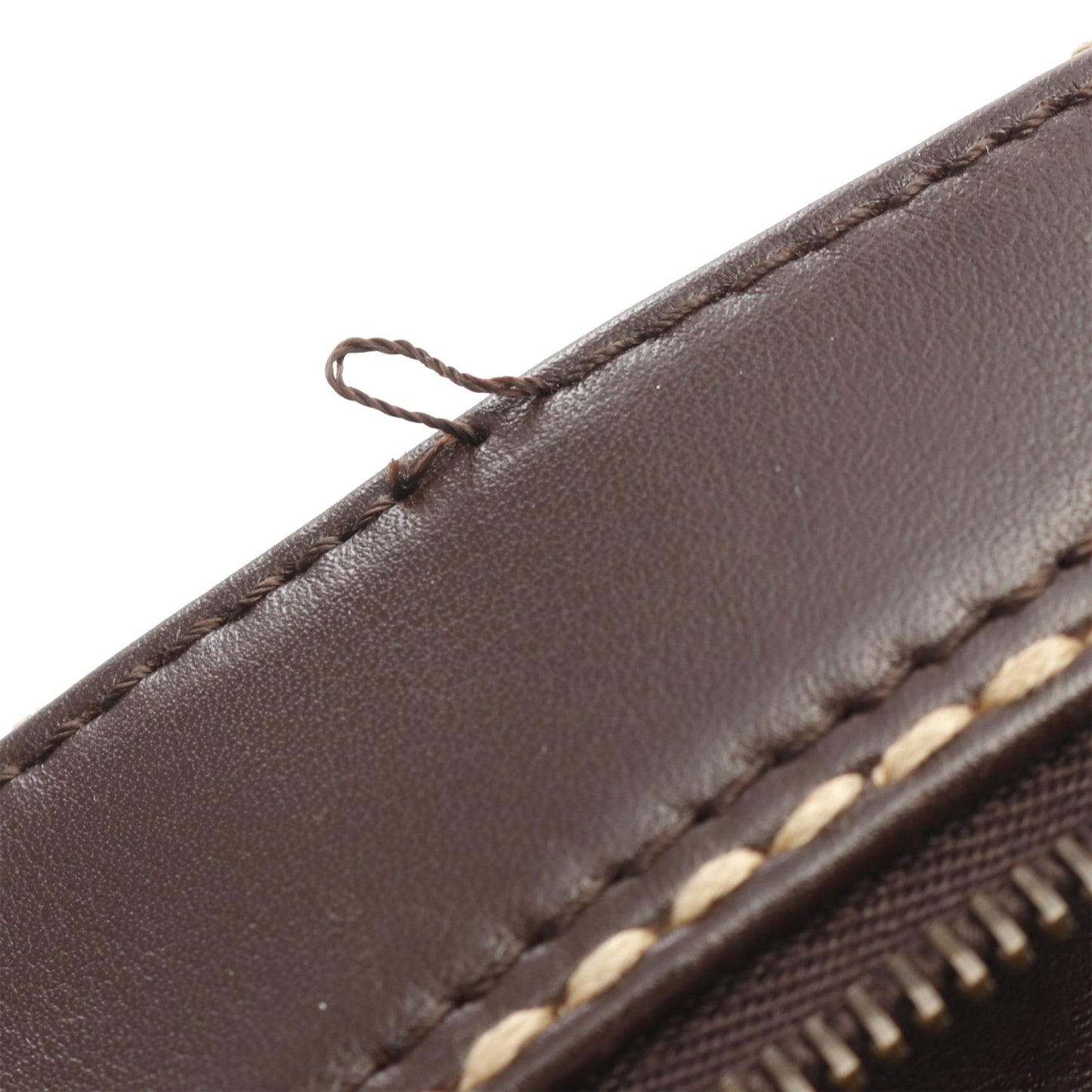 Brown Chanel CC Wild Stitch Calfskin Handbag
