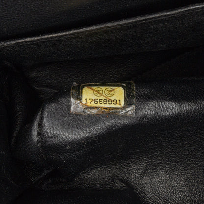 Black Chanel Medium Classic Patent Double Flap Shoulder Bag