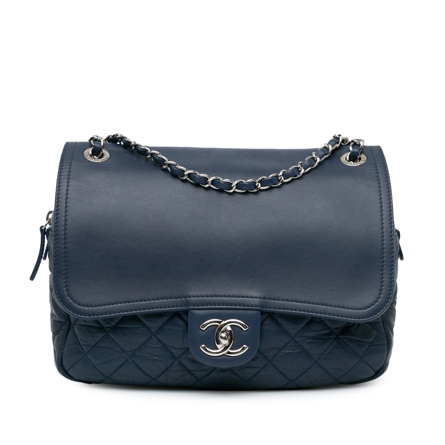 Chanel Sac Quilted Calfskin Easy Zip Flap