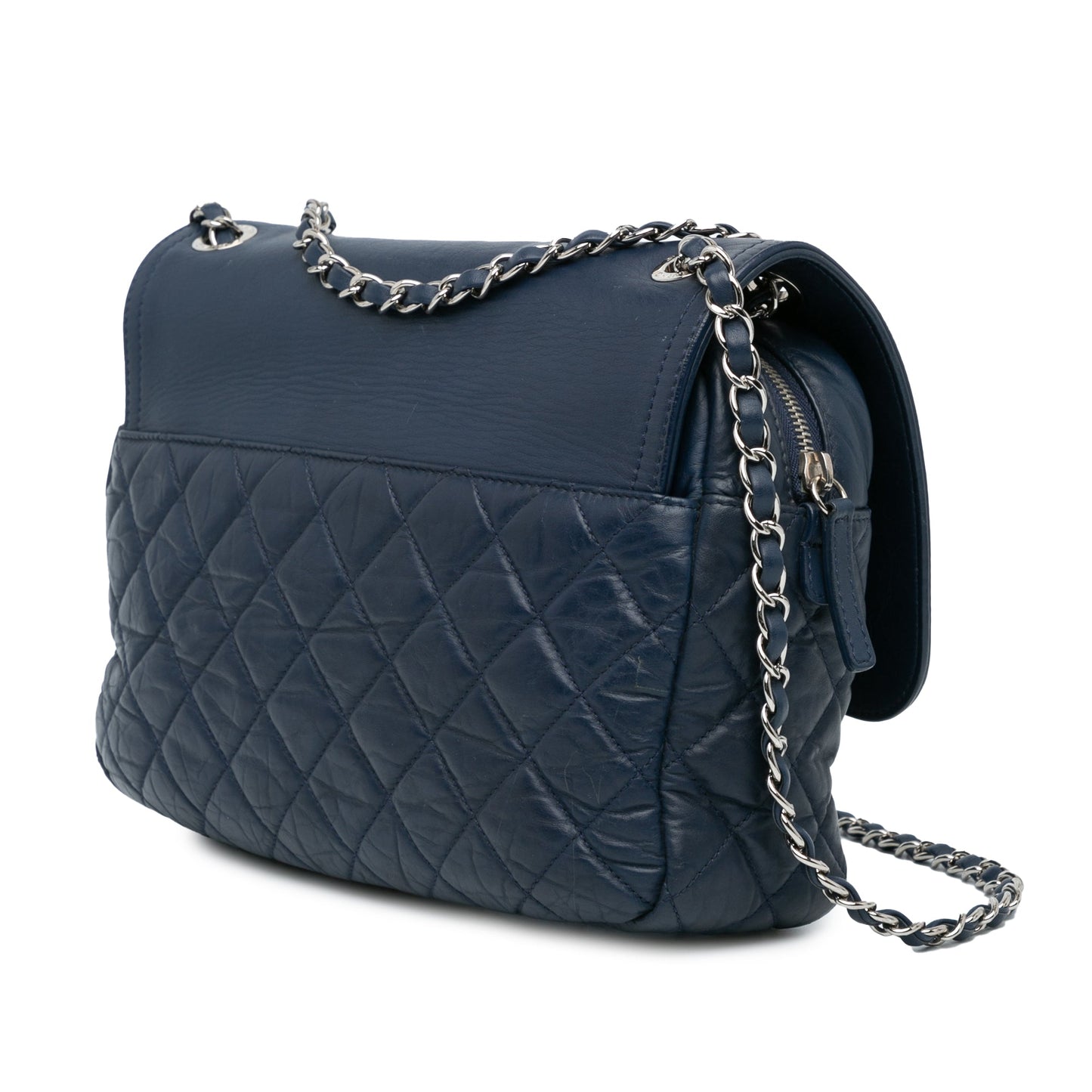 Chanel Sac Quilted Calfskin Easy Zip Flap