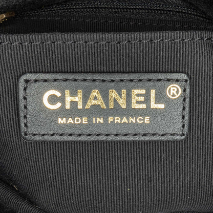 Black Chanel Mini Quilted Velvet Double Frame Flap Crossbody Bag