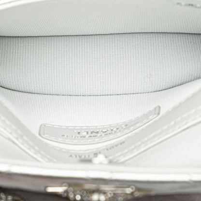 Chanel Sac Metallic Lambskin Crystal Star Chain Belt Bag