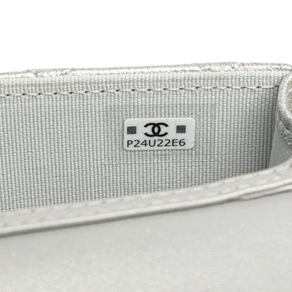 Chanel Sac Metallic Lambskin Crystal Star Chain Belt Bag