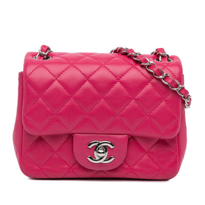Chanel Sac Mini Square Classic Lambskin Single Flap