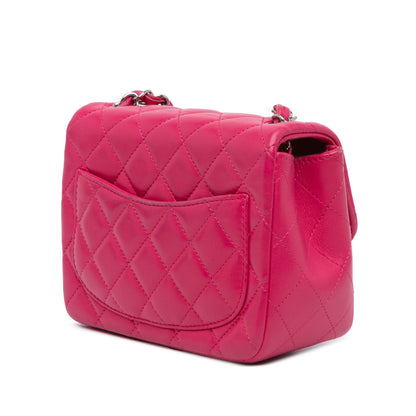 Chanel Sac Mini Square Classic Lambskin Single Flap