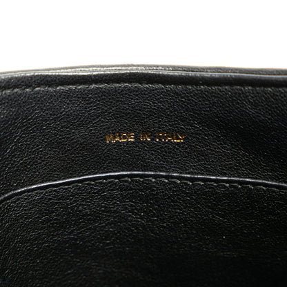 Black Chanel CC Chevron Lambskin Flap Crossbody Bag