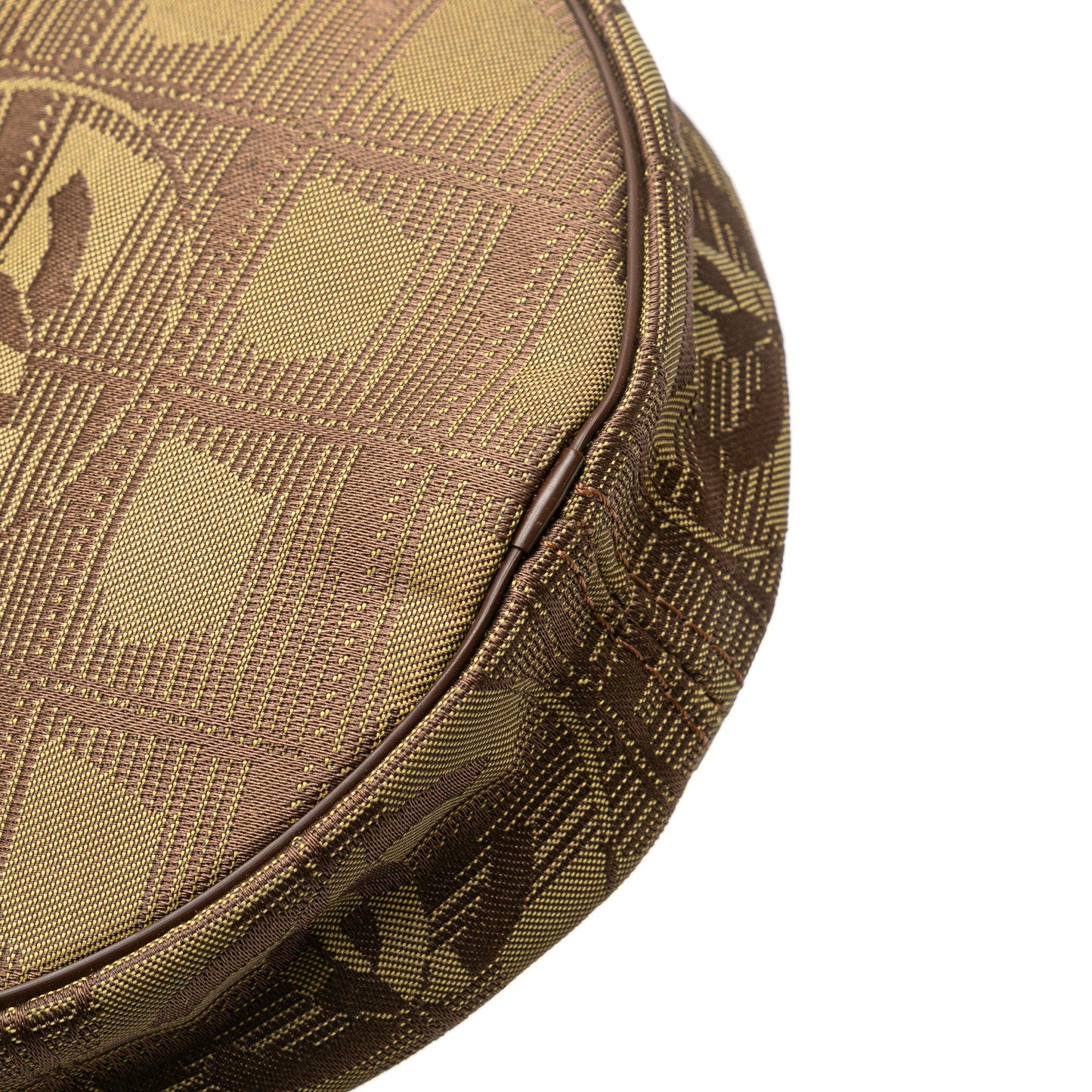 Green Chanel New Travel Line Nylon Pouch